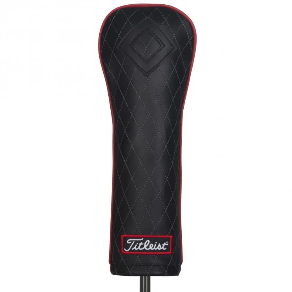 Titleist Leather Fairway Head Cover Jet Black 1 Titleist Leather Fairway Head Cover Jet Black