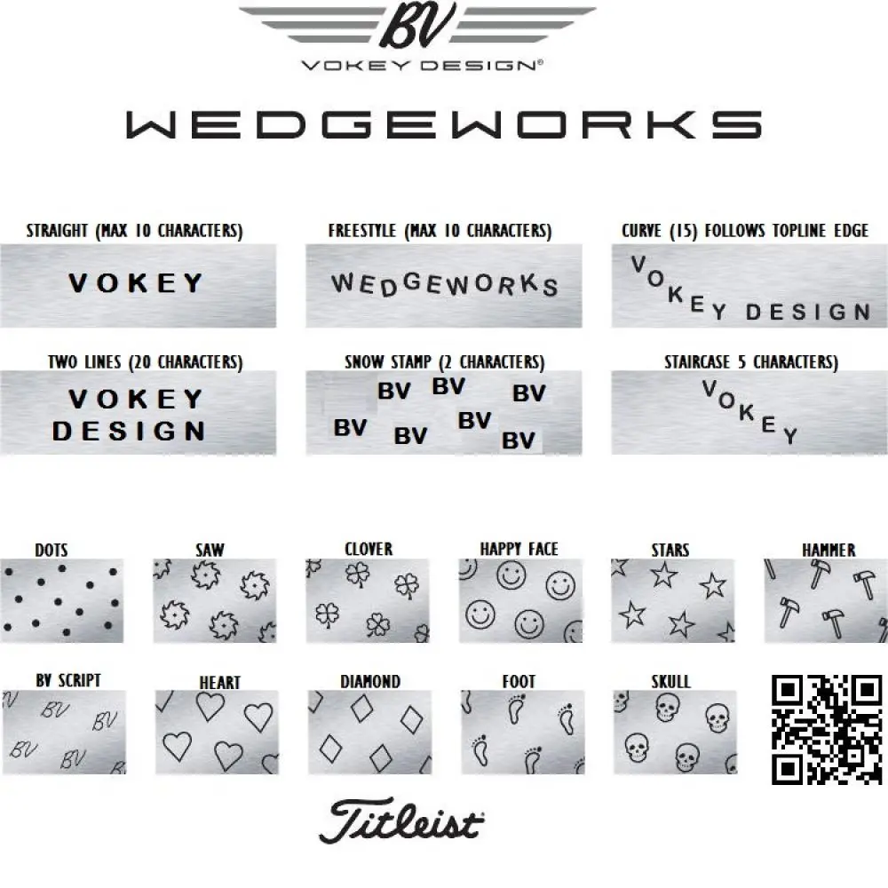 Titleist (Personalised) Wedgeworks Vokey SM9 Tour Chrome Wedge 2 Titleist (Personalised) Wedgeworks Vokey SM9 Tour Chrome Wedge - Image 2